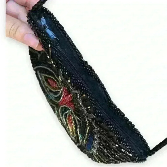 Carla Marchi beaded evening shoulder bag - Picture 6 of 14